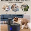 Wireless Cat Water Fountain 3L Battery Operated Automatic Cat Water Dispenser with Motion Sensor,Ultra Quiet Pump