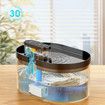 Wireless Cat Water Fountain with Battery Operated 2.2L Automatic Cat Water Dispenser Rechargeable Drinking Fountain for Cats Indoor with Motion Sensor