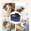 Wireless Cat Water Fountain with Battery Operated 2.2L Automatic Cat Water Dispenser Rechargeable Drinking Fountain for Cats Indoor with Motion Sensor