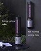 Mosquito Killer Outdoor Indoor Insect Trap USB 1800V Continuous Discharge Bug Zapper Three speed Intelligent Timing Modes Fly Killer Mosquitos Gnats Moths Fruit Flies Black