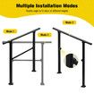 Stair Handrails Outdoor Steps Rail 2-3 Step Staircase Railings Fence Indoor Concrete Balcony Porch Deck 97x102.5cm