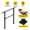 Stair Handrails Outdoor Steps Rail 2-3 Step Staircase Railings Fence Indoor Concrete Balcony Porch Deck 97x102.5cm