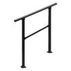 Stair Handrails Outdoor Steps Rail 2-3 Step Staircase Railings Fence Indoor Concrete Balcony Porch Deck 97x102.5cm