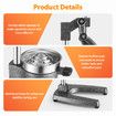 Manual Juicer Fruit Juice Lemon Squeezer Extractor Maker Orange Citrus Hand Press Machine Commercial Home Kitchen Lime Apple Presser Grey