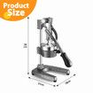 Manual Juicer Fruit Juice Lemon Squeezer Extractor Maker Orange Citrus Hand Press Machine Commercial Home Kitchen Lime Apple Presser Grey