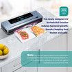 Kitchen Vacuum Sealer Fresh Meat Dry Wet Food Saver Storage Machine Heat Packing 80Kpa 120W Countertop Automatic Airtight Sous Vide Vac Jar with Bags