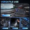 4IN1 Car Jump Starter Pack 12V Portable Tyre Inflator Battery Charger Handheld Power Bank Compact Air Compressor Pump Booster with LED Lights