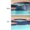 Pool Pumice Stone with EZ-Clip Handle to Reomve Erase Rust Stain Spot in Concrete Plaster Pool Spa and Calcium Deposit on Pool Tile