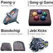 Korean Folk Game Set (Korean Traditional Play Game)- Jebi chagi,Gong-gi,Biseokchigi,Paeng-y,DDAKJI,Family Travel Games