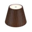 Wireless Bottle Lamp Shades for Table Lamps,3 Level Brightness Touch Lamps for Nightstand,Rechargeable Lamp Cordless Lamp,Modern Wine Bottle Light,Walnut