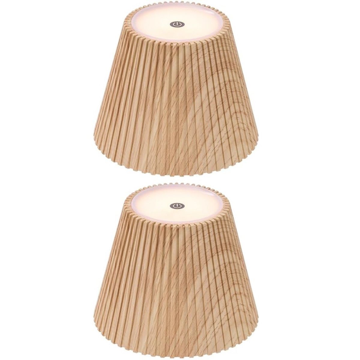 Wireless Bottle Lamp Shades for Table Lamps,3 Level Brightness Touch Lamps for Nightstand,Rechargeable Lamp Cordless Lamp,Modern Wine Bottle Light 2Pack