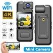64GB Mini Body Camera Video Recorder, Portable Wearable Hidden Cameras with Clip & Night Vision, Micro Pocket Body Worn Cam for Sport, Home Office