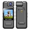 64GB Mini Body Camera Video Recorder, Portable Wearable Hidden Cameras with Clip & Night Vision, Micro Pocket Body Worn Cam for Sport, Home Office