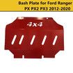 1Pcs Red Bash Plate for Ford Ranger PX123 Ute 2012-2022 3mm Front Engine Intecooler Guard
