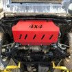 1Pcs Red Bash Plate for Ford Ranger PX123 Ute 2012-2022 3mm Front Engine Intecooler Guard