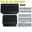 For Mitsubishi Triton ML MN 2006-2015 3mm Bash Plate 2Pcs Powder Coated Black HEAVY DUTY