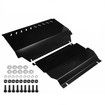 For Mitsubishi Triton ML MN 2006-2015 3mm Bash Plate 2Pcs Powder Coated Black HEAVY DUTY