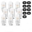 9 Pack Replacement Filters & Replacement Pre-Filter Sponges for Stainless Steel Pet Faountain with Water Level Window for Dog Cat Water Dispenser Bowl