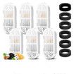 6 Pack Replacement Filters & Replacement Pre-Filter Sponges for Stainless Steel Pet Faountain with Water Level Window for Dog Cat Water Dispenser Bowl