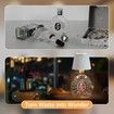 Wireless Bottle Lamp,RGB Modes & 3 Color Wine Bottle Lights with 2800 mAh Battery,Touch Dimming Wireless lamp,Portable Rechargeable LED Desk Lamp white
