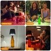 Wireless Bottle Lamp,RGB Modes & 3 Color Wine Bottle Lights with 2800 mAh Battery,Touch Dimming Wireless lamp,Portable Rechargeable LED Desk Lamp (1PCS)