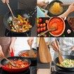 5 Pack Wooden Utensils for Cooking, Wood Spoons for Cooking Non-Stick Wood Kitchen Utensil Set Teak Wood Spatulas for Cooking Kitchen Tools