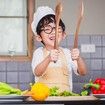 Wooden Spoons for Cooking, 5 Piece Kitchen & Cooking Utensils Set, Wooden Spatula, Slotted & Pasta Spoon, Essential Wooden Utensil Set