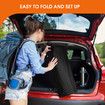 Folding Grill Table, Portable Camping Table with Extension Board,Height Adjustable Metal Table,Lightweight OutdoorTable for Camping, Picnic and BBQ
