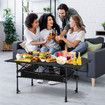 Portable Folding Camping Table Picnic Outdoor Foldable Desk Aluminium with Storage Carry Bag