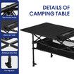 Portable Folding Camping Table Picnic Outdoor Foldable Desk Aluminium with Storage Carry Bag