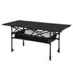 Folding Camping Table Portable Picnic Outdoor Foldable Desk Aluminium with Storage Carry Bag