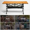Portable Folding Camping Table Picnic Outdoor Foldable Desk Aluminium with Storage Carry Bag