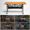 Folding Camping Table Portable Picnic Outdoor Foldable Desk Aluminium with Storage Carry Bag