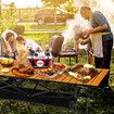 Folding Camping Table Portable Picnic Outdoor Foldable Desk Aluminium with Storage Carry Bag