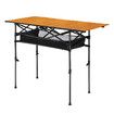 Folding Camping Table Portable Picnic Outdoor Foldable Desk Aluminium with Storage Carry Bag