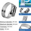 Pool Pump Hose Replacement 4PCS Diameter 3.17cm Filter Compatible Intex Above Ground Swimming Pools Pumps 149cm Long White