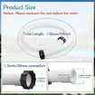 Pool Hose Replacement Pump Intex 1500GPH Saltwater System Sand Filter 2 Pcs 149cm Long 3.8cm Diameter Swimming Pools