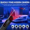 Hidden Camera Detectors and Bug Detector,Rf Detector Camera and Audio Finder,Spy Camera Finder Scan,GPS Tracker Device Detector (Black)