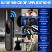 Hidden Camera Detectors and Bug Detector,Rf Detector Camera and Audio Finder,Spy Camera Finder Scan,GPS Tracker Device Detector (Black)