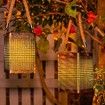 2Pcs Solar Lanterns Outdoor Lights Waterproof Garden Decor, Gifts for Women Mom Grandma, 2 Modes Hanging Solar Lights