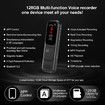 128GB Digital Voice Recorder,3072kbps Portable Recorder Device with Transcription to Text,Audio Recorder with simultaneous Interpretation