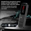 128GB Digital Voice Recorder,3072kbps Portable Recorder Device with Transcription to Text,Audio Recorder with simultaneous Interpretation