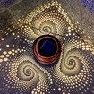 Mosaic Solar Lanterns Outdoor Bohemian Solar Lantern Outdoor Waterproof Blue Mosaic Table Light Turkish Moroccan Lamp