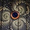Mosaic Solar Lanterns Outdoor Bohemian Solar Lantern Outdoor Waterproof Blue Mosaic Table Light Turkish Moroccan Lamp