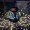 Mosaic Solar Lanterns Outdoor Bohemian Solar Lantern Outdoor Waterproof Blue Mosaic Table Light Turkish Moroccan Lamp