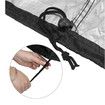Outdoor Cushion Christmas Storage Bag Square, Patio Furniture Christmas items Storage Bag with Zipper and Handles Color Black