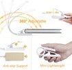 9 LED Rechargeable Book Light for Reading in Bed, Eye Caring 3 Color Temperatures for Book Lovers, White