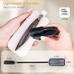 9 LED Rechargeable Book Light for Reading in Bed, Eye Caring 3 Color Temperatures for Book Lovers, Black