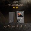 HiFi MP3 Player, Lossless DSD High Resolution Digital Audio Music Player,High-Res Portable Audio Player with 64GB Memory Card (Gray)