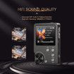 HiFi MP3 Player, Lossless DSD High Resolution Digital Audio Music Player,High-Res Portable Audio Player with 64GB Memory Card (Gray)